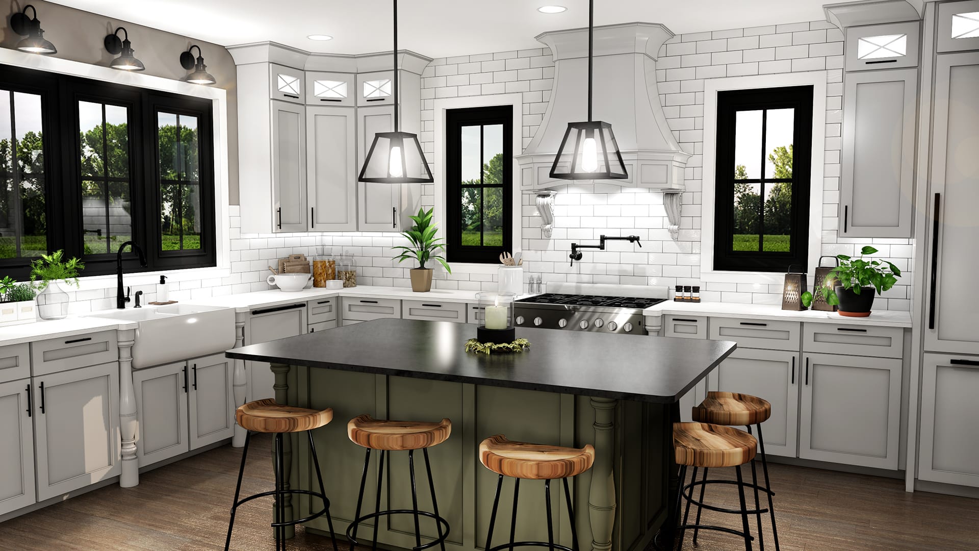 Modern Farmhouse Kitchen Modern Farmhouse Kitchen